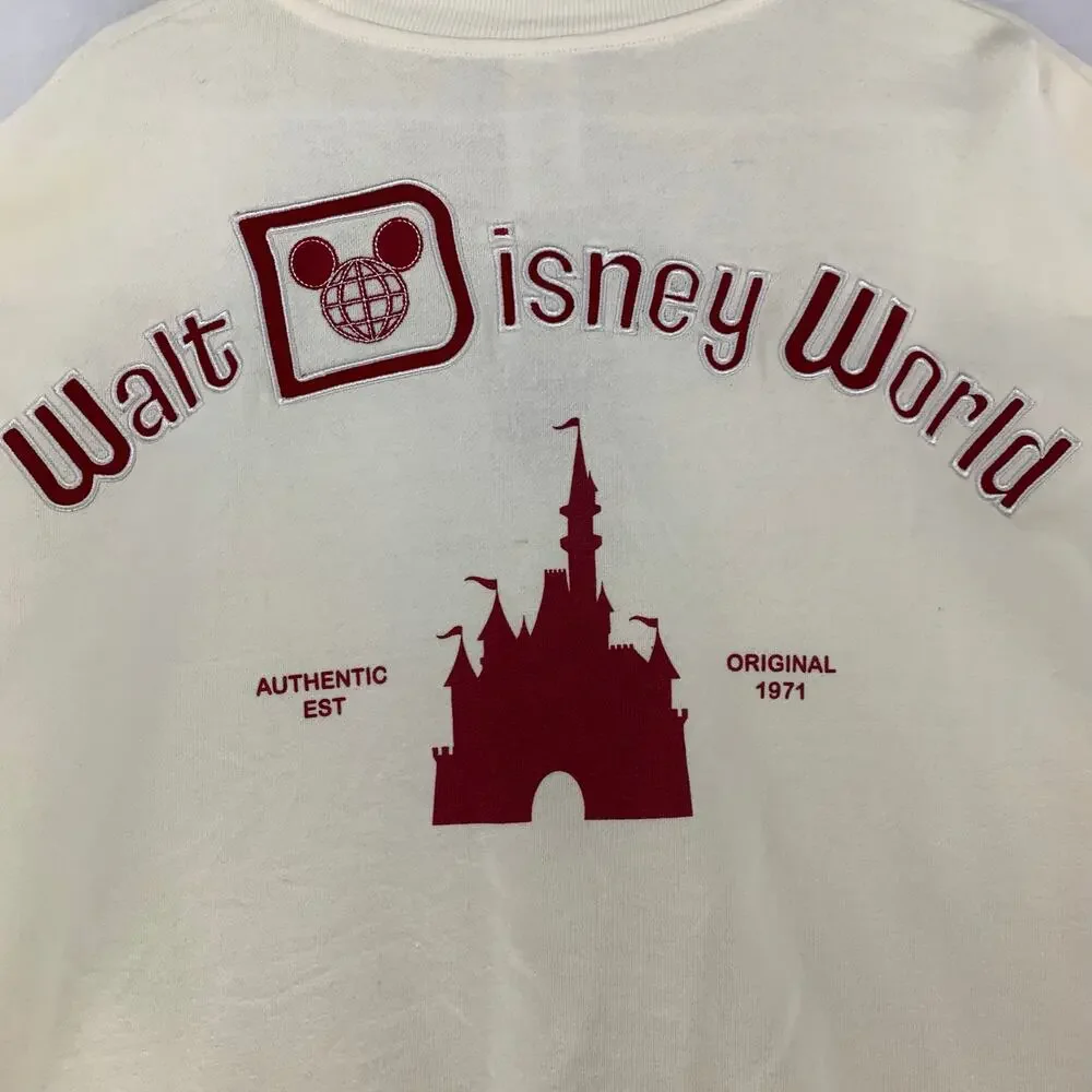 Walt Disney World Cinderella Castle Women's Cream Pullover Size 2XL - Picture 2 of 15